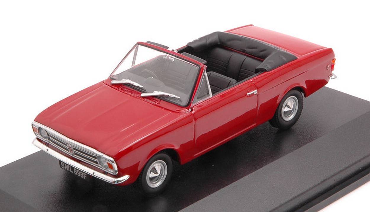 MODELLINO IN SCALA COMPATIBILE CON FORD CORTINA CRAYFORD CONVERTIBLE RED 1:43 OXFORD OXF43CCC003