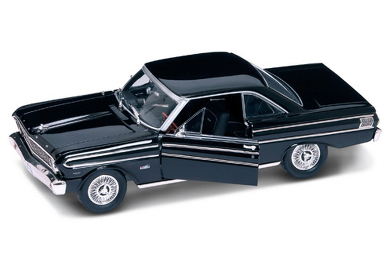 MODELLINO IN SCALA COMPATIBILE CON FORD FALCON 1964 BLACK 1:18  YAT MING YM92708BK