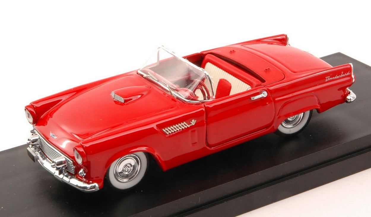 MODELLINO IN SCALA COMPATIBILE CON FORD THUNDERBIRD 1956 RED 1:43 RIO RI4491
