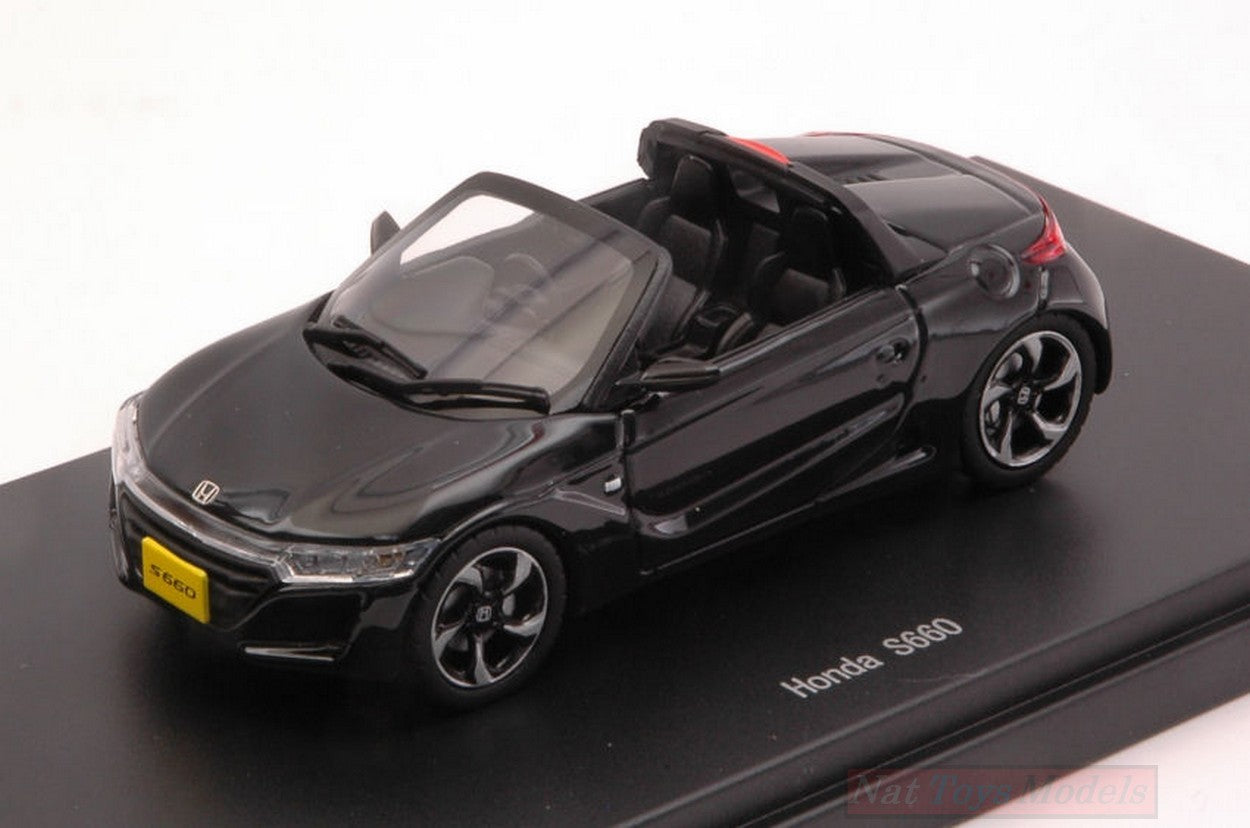 MODELLINO IN SCALA COMPATIBILE CON HONDA S660 2015 BLACK 1:43 EBBRO EB45361