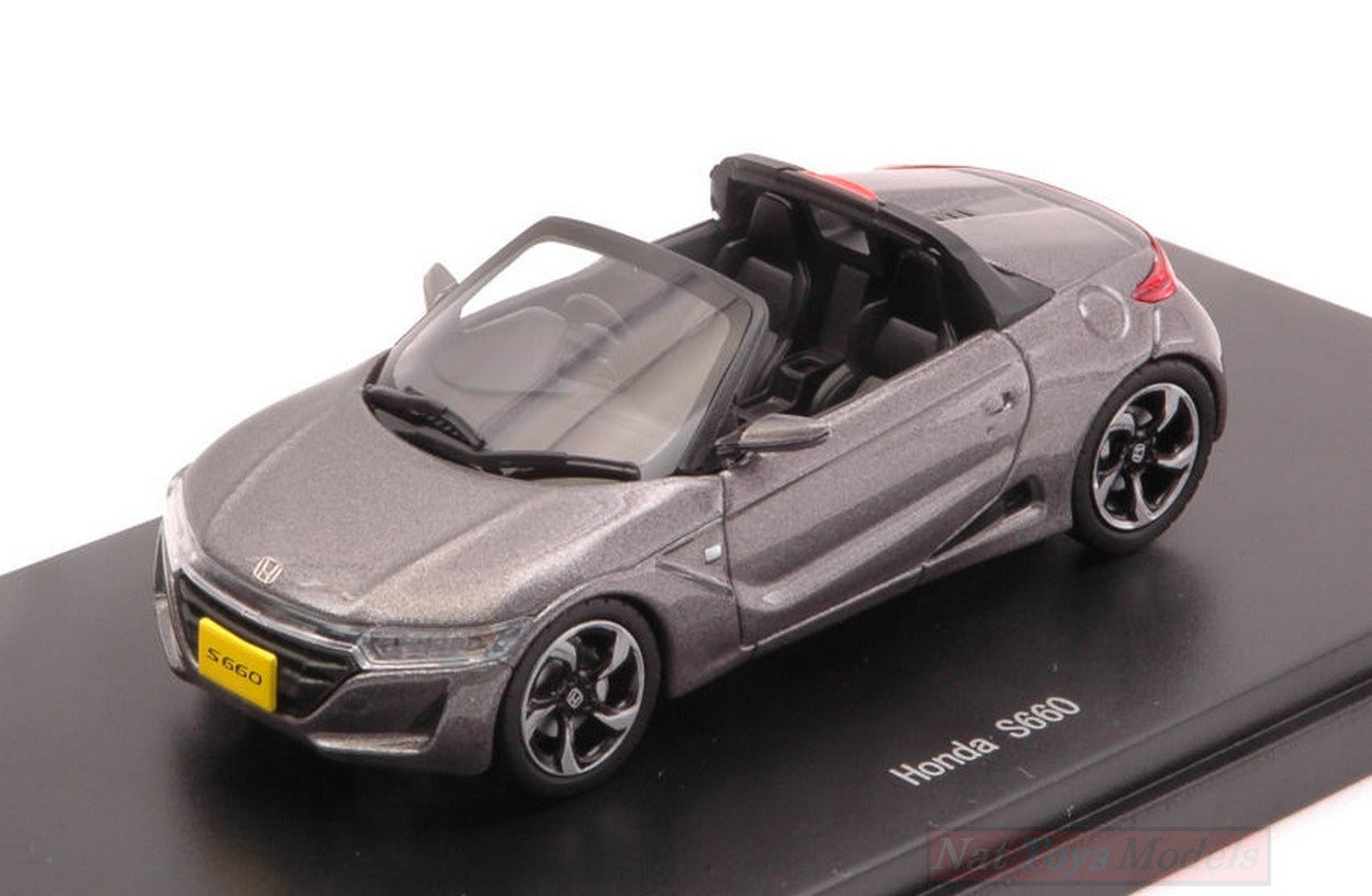 MODELLINO IN SCALA COMPATIBILE CON HONDA S660 2015 GRAY 1:43 EBBRO EB45362