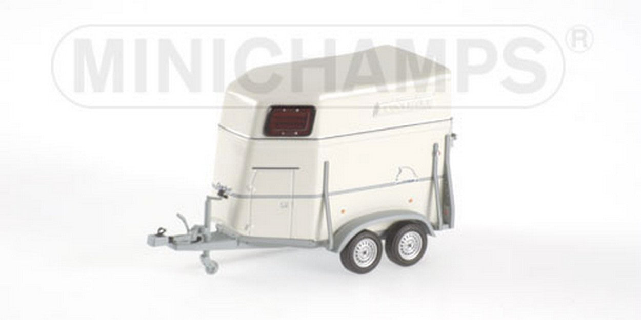 MODELLINO IN SCALA COMPATIBILE CON HORSE TRAILER 1:43 MINICHAMPS PM400905120