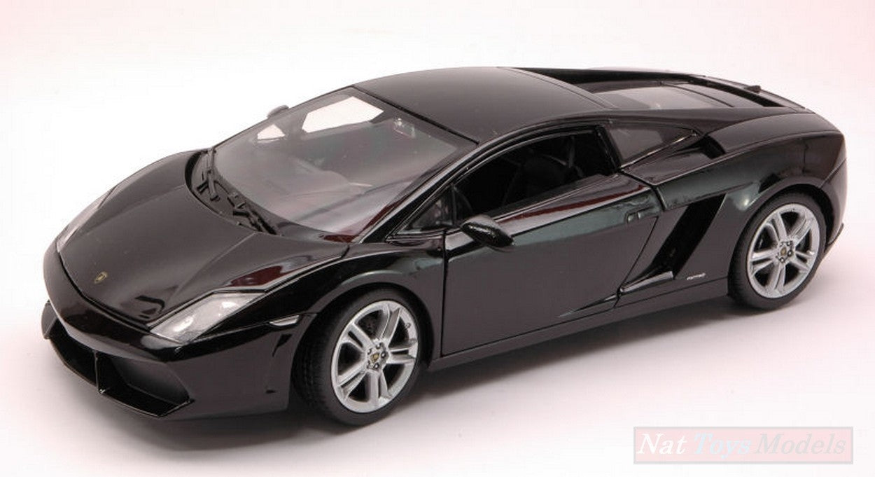 MODELLINO IN SCALA COMPATIBILE CON LAMBORGHINI GALLARDO LP560-4 BLACK 1:24 WELLY WE3691