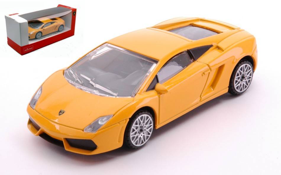 MODELLINO IN SCALA COMPATIBILE CON LAMBORGHINI GALLARDO LP560-4 YELLOW 1:40 RASTAR RAT34600Y