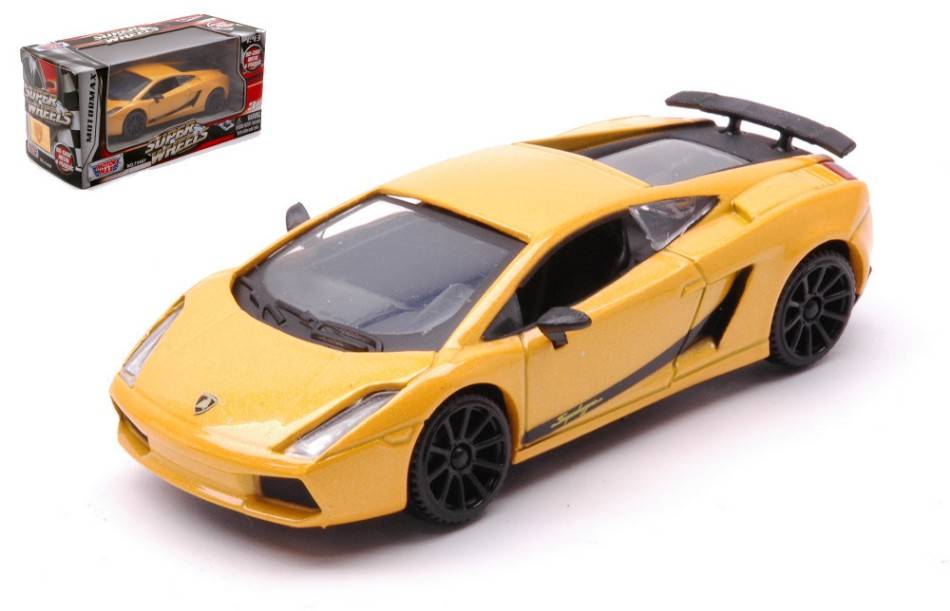 MODELLINO IN SCALA COMPATIBILE CON LAMBORGHINI GALLARDO SUPERLEGGERA YELLOW 1:43 MOTORMAX MTM4067