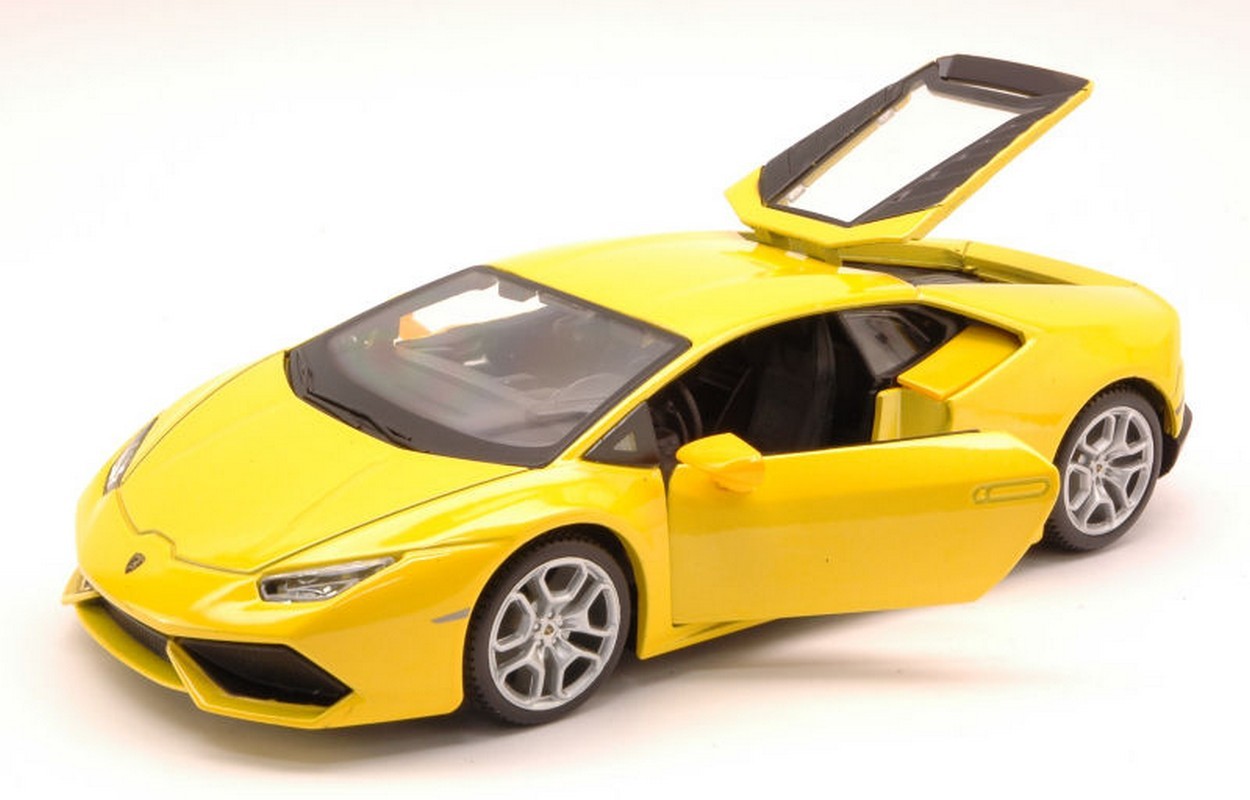 MODELLINO IN SCALA COMPATIBILE CON LAMBORGHINI HURACAN 2014 YELLOW 1:24 MAISTO MI31509Y
