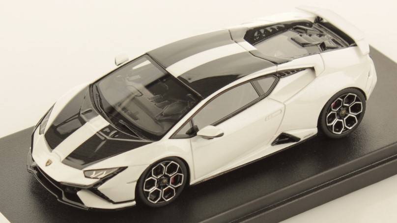 MODELLINO IN SCALA COMPATIBILE CON LAMBORGHINI HURACAN TECNICA BIANCO ASOPO 1:43 LOOKSMART LS536E