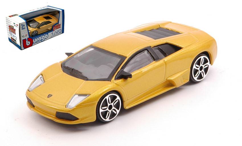 MODELLINO IN SCALA COMPATIBILE CON LAMBORGHINI MURCIELAGO LP 640 YELLOW 1:43 BURAGO BU30185Y