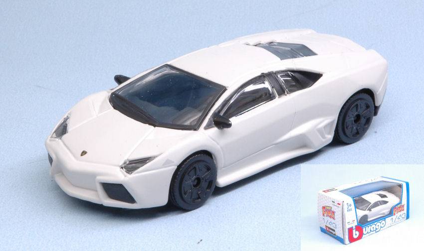 MODELLINO IN SCALA COMPATIBILE CON LAMBORGHINI REVENTON WHITE 1:43 BURAGO BU30196W