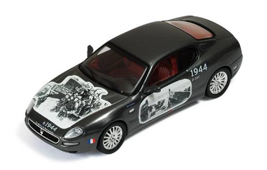 MODELLINO IN SCALA COMPATIBILE CON MASERATI CAMBIOC.60th D.DAY 1:43 IXO MODEL MOC055