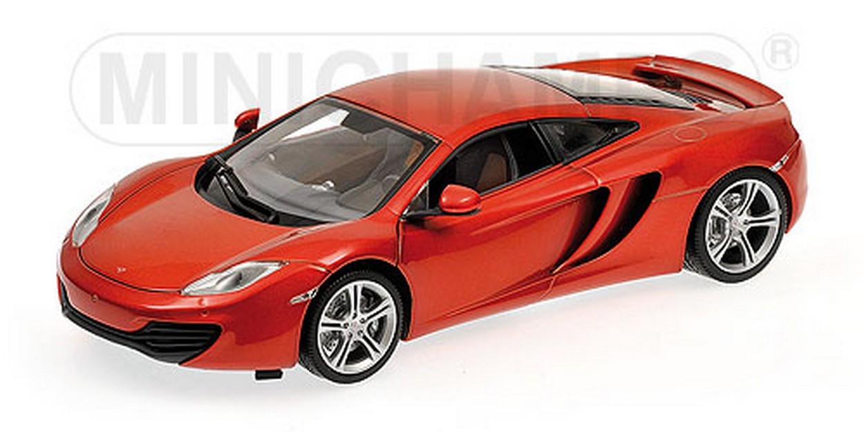 MODELLINO IN SCALA COMPATIBILE CON MC LAREN MP4-12C 2011 RED METALLIC 1:18 MINICHAMPS PM110133020