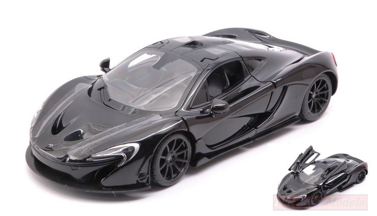 MODELLINO IN SCALA COMPATIBILE CON MC LAREN P1 2017 BLACK 1:24 RASTAR RAT56700BK