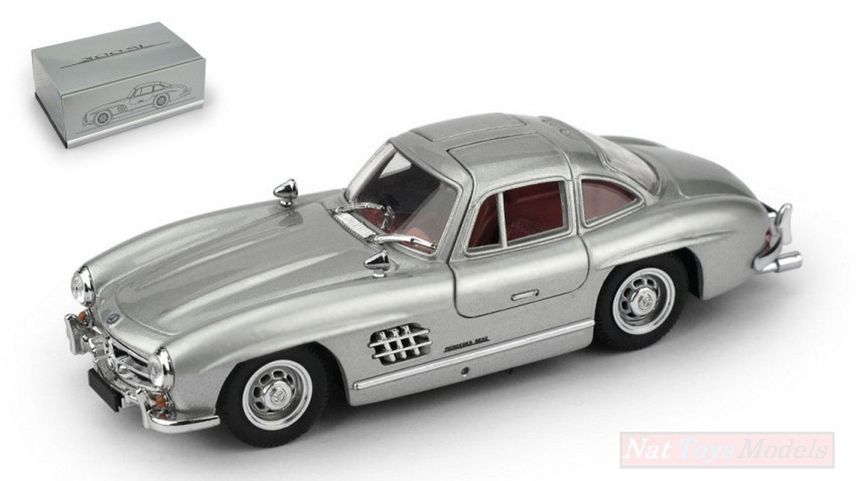 MODELLINO IN SCALA COMPATIBILE CON MERCEDES 300SL GULLWING 1954 ALI DI GABBIANO ED.LIM.150 PCS 1:43 BRUMM BMS1919