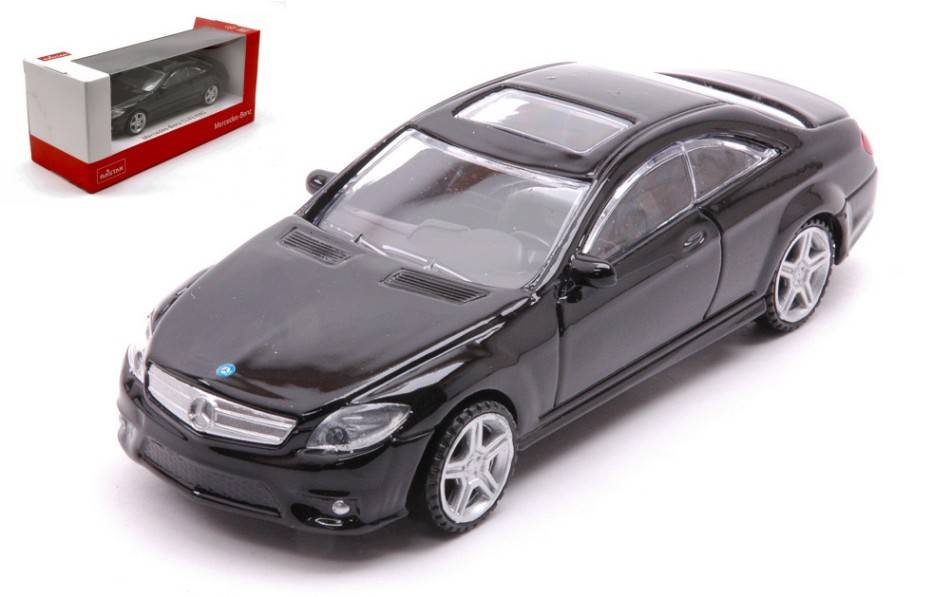 MODELLINO IN SCALA COMPATIBILE CON MERCEDES CL63 AMG BLACK 1:43 RASTAR RAT34300BK