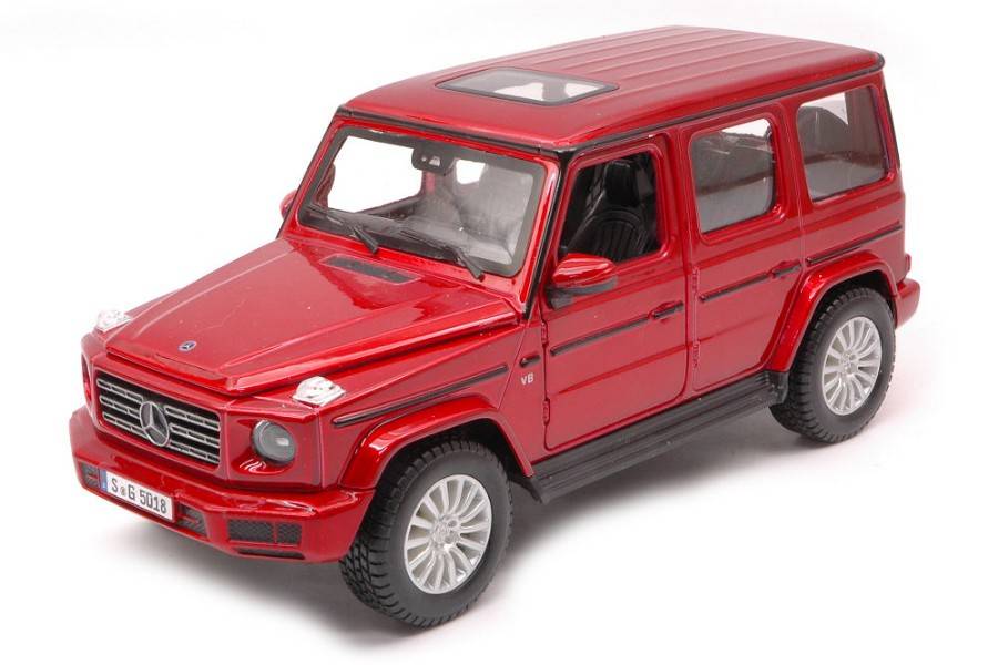 MODELLINO IN SCALA COMPATIBILE CON MERCEDES G-CLASS AMG 2019 METALLIC RED 1:25 MAISTO MI31531R