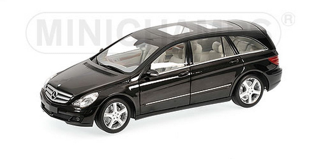 MODELLINO IN SCALA COMPATIBILE CON MERCEDES R CLASS 2006 BLACK 1:18 MINICHAMPS PM150034601