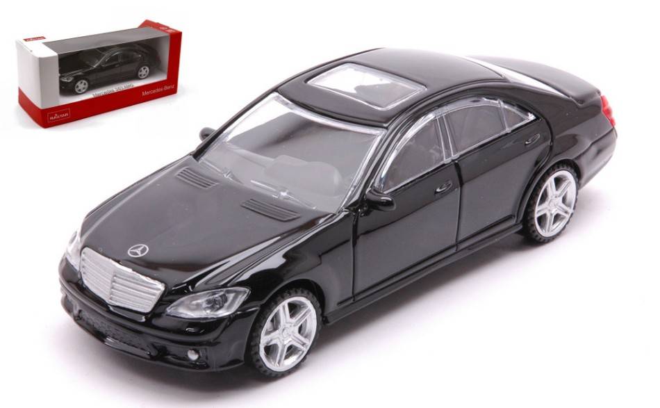 MODELLINO IN SCALA COMPATIBILE CON MERCEDES S63 AMG BLACK 1:43 RASTAR RAT37100BK