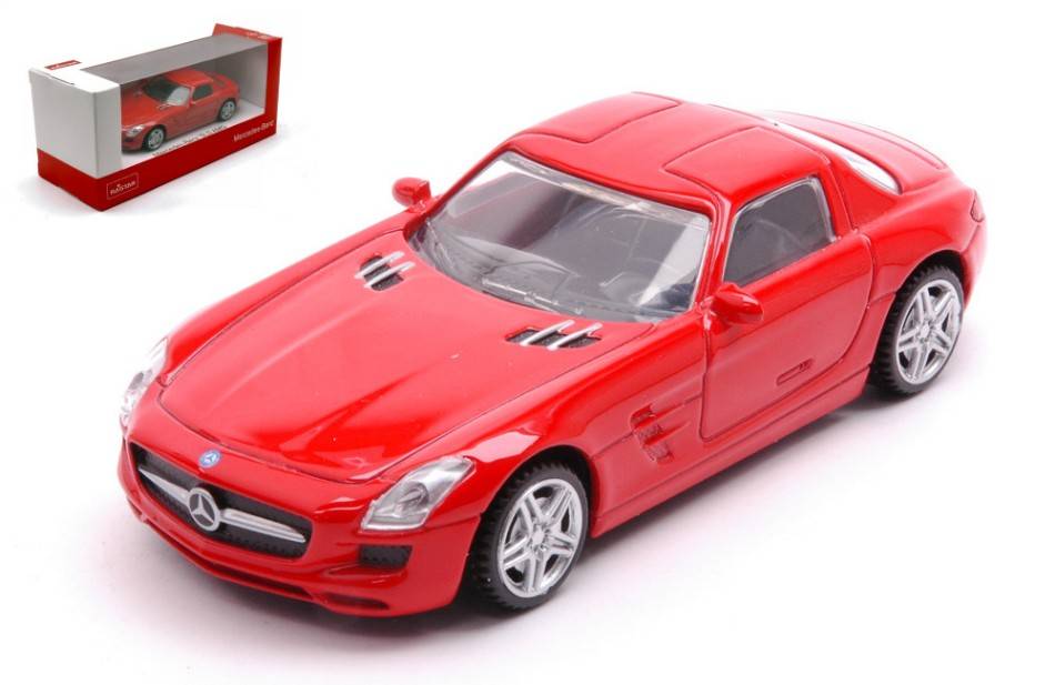 MODELLINO IN SCALA COMPATIBILE CON MERCEDES SLS AMG RED 1:43 RASTAR RAT58100R