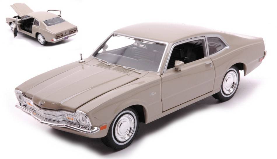 MODELLINO IN SCALA COMPATIBILE CON MERCURY COMET "FORGETTEN CLASSICS SERIES" 1971 BEIGE 1:24 MOTORMAX MTM79041BE