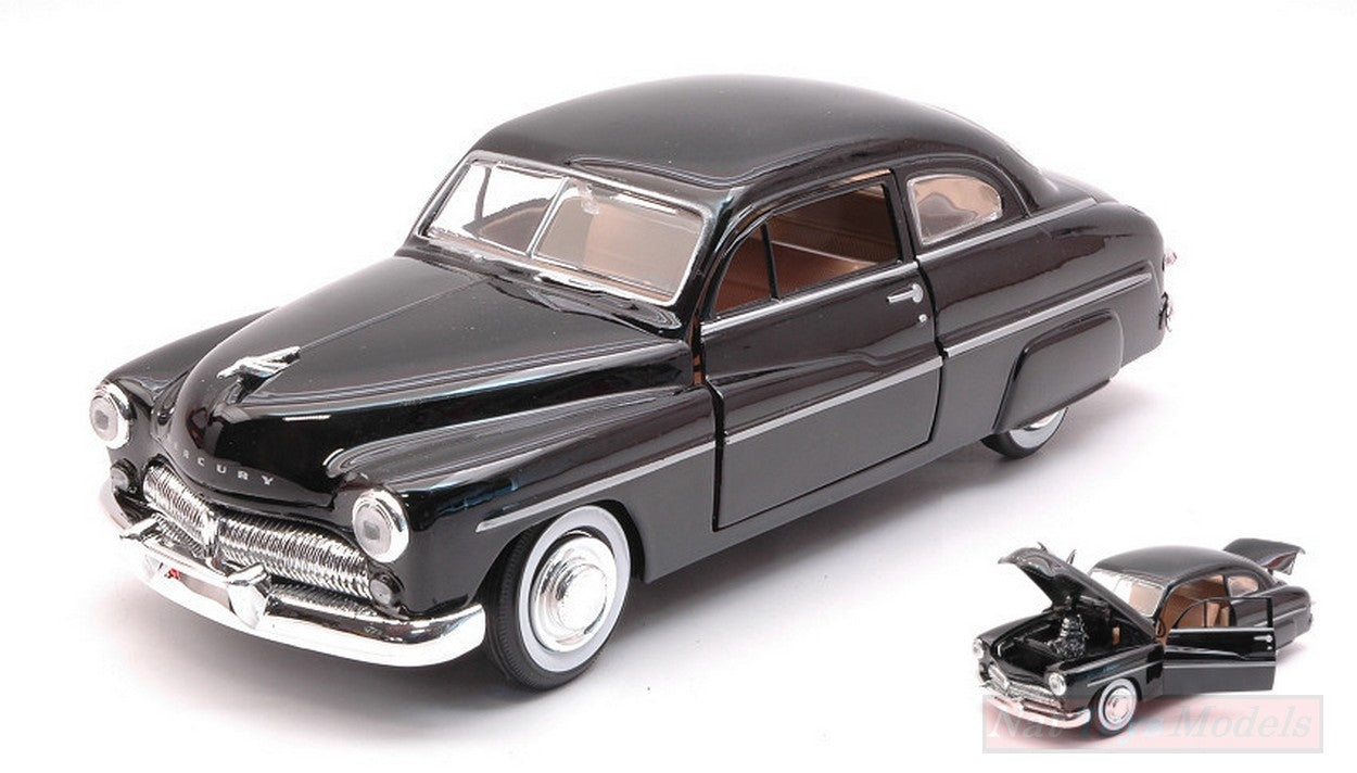 MODELLINO IN SCALA COMPATIBILE CON MERCURY COUPE 1949 BLACK 1:24 MOTORMAX MTM73225BK