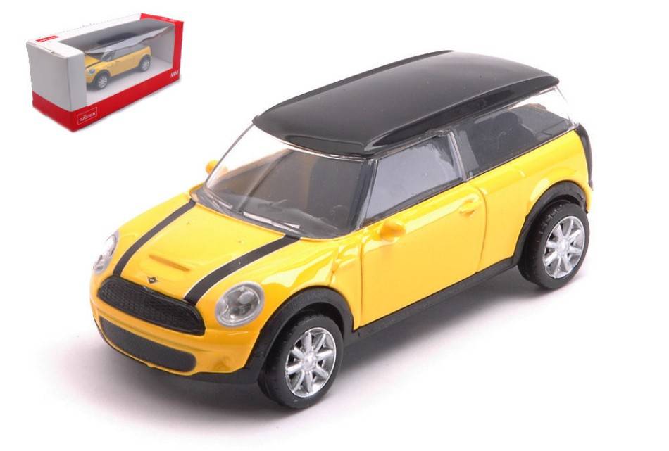 MODELLINO IN SCALA COMPATIBILE CON MINI CLUBMAN YELLOW 1:43 RASTAR RAT37300Y