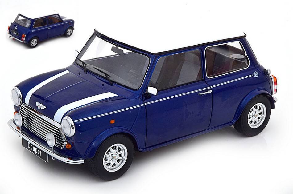 MODELLINO IN SCALA COMPATIBILE CON MINI COOPER BLACK/WHITE/UNION JACK 1:12 KK SCALE KKDC120053L