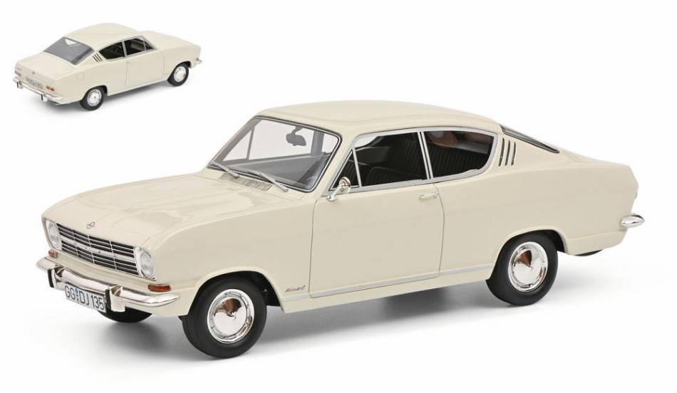 MODELLINO IN SCALA COMPATIBILE CON OPEL KADETT B COUPE' WHITE 1:18 SCHUCO SH0234