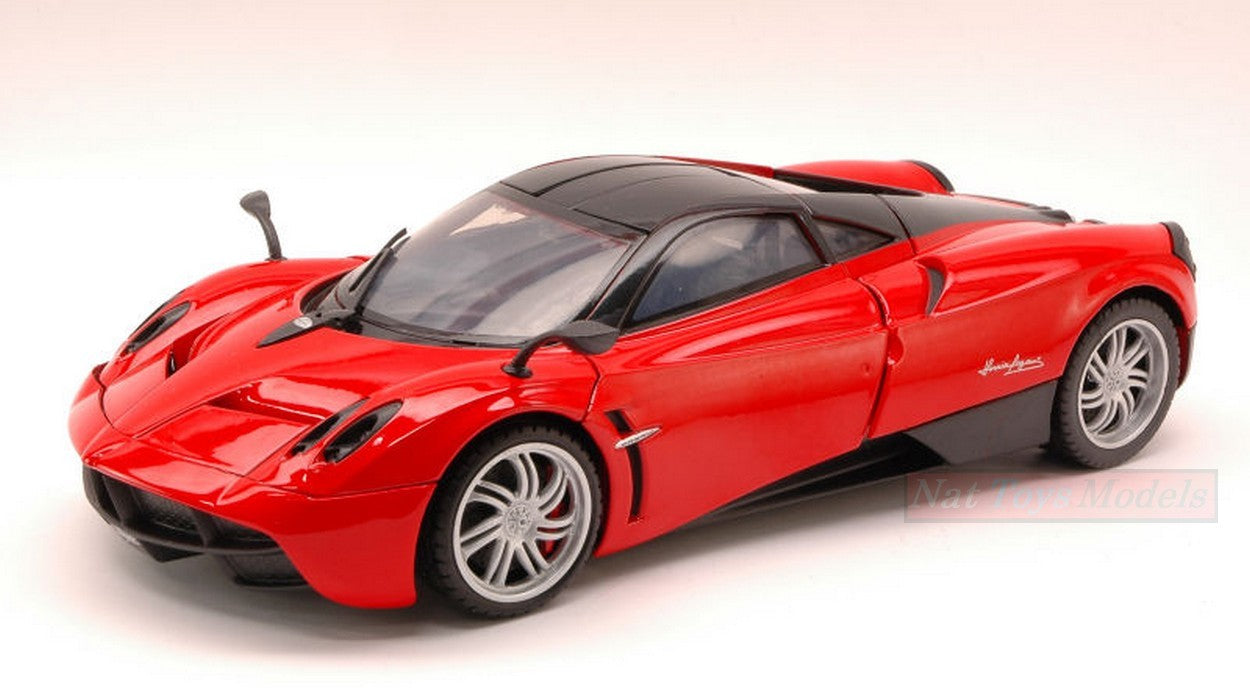 MODELLINO IN SCALA COMPATIBILE CON PAGANI HUAYRA 2012 RED 1:18 MOTORMAX MTM79160RD