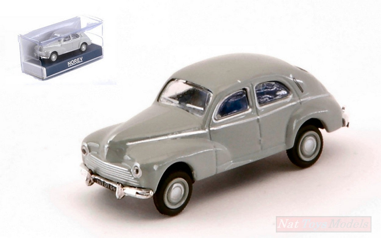 MODELLINO IN SCALA COMPATIBILE CON PEUGEOT 203 1955 GREY 1:87 NOREV NV472372