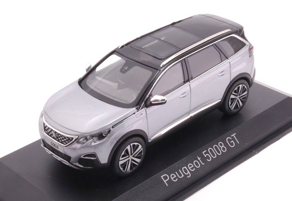 MODELLINO IN SCALA COMPATIBILE CON PEUGEOT 5008 GT 2016 GREY 1:43 NOREV NV473894