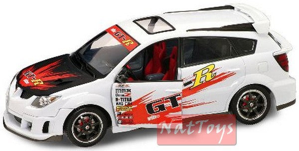 MODELLINO IN SCALA COMPATIBILE CON PONTIAC VIBE TURNER 2003 1:18  YAT MING YM92509