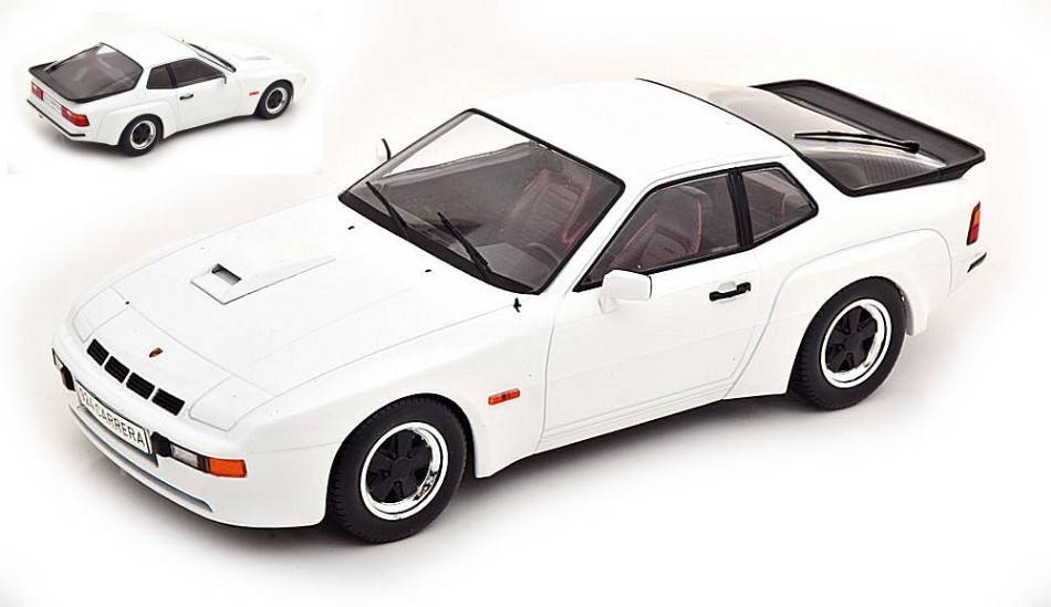 MODELLINO IN SCALA COMPATIBILE CON PORSCHE 924 CARRERA GT WHITE 1:18 MODELCARGROUP MCG18197