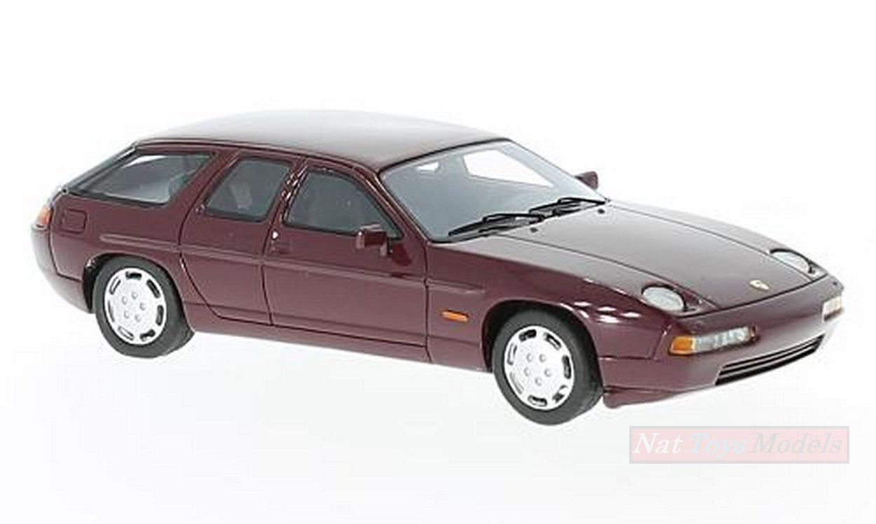 MODELLINO IN SCALA COMPATIBILE CON PORSCHE 928 H50 CONCEPT 1987 DARK MET.RED 1:43 NEO SCALE MODELS NEO47130