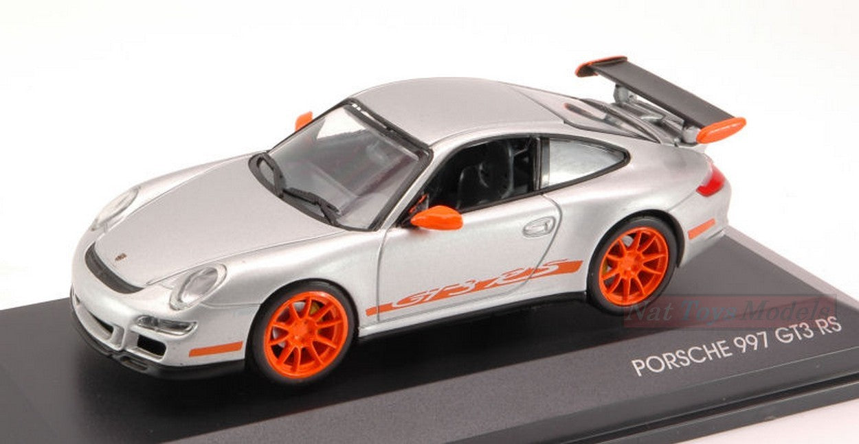 MODELLINO IN SCALA COMPATIBILE CON PORSCHE 997 GT 3 RS 2006 GREEN 1:43 YAT MING YM43204GR