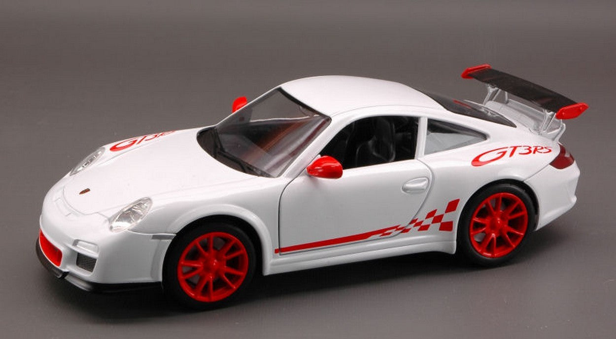 MODELLINO IN SCALA COMPATIBILE CON PORSCHE 997 GT3 RS 2010 WHITE 1:24 YAT MING YM24213W