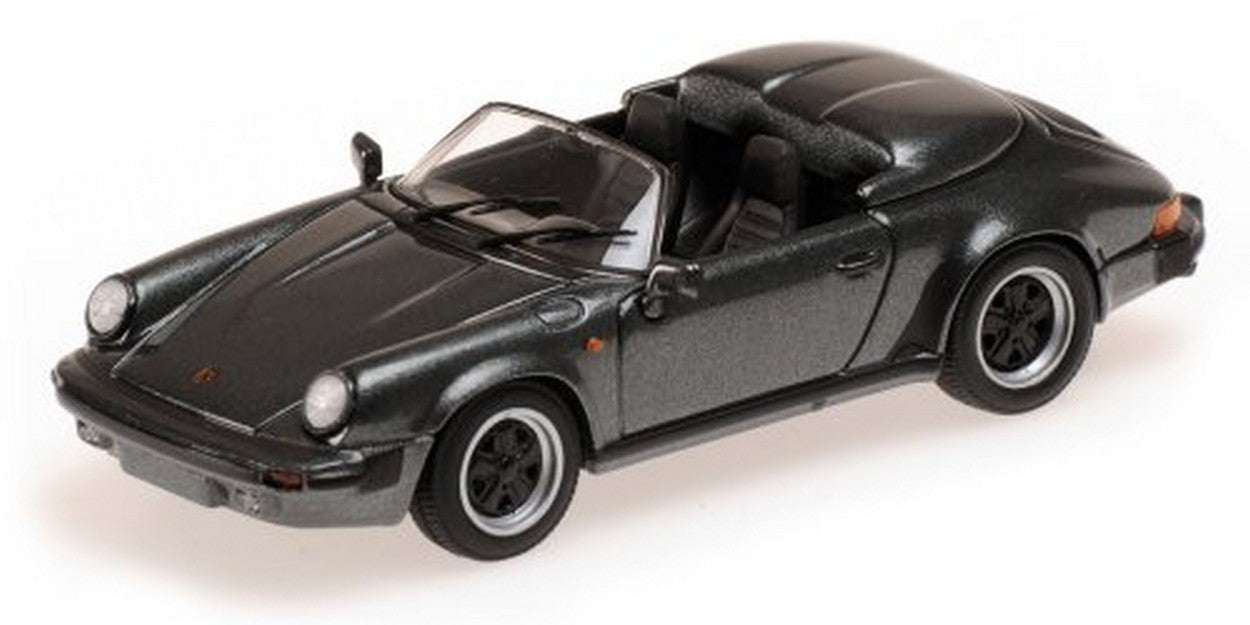 MODELLINO IN SCALA COMPATIBILE CON PORSCHE SPEEDSTER 1988 GREY METALLIC 1:43 MINICHAMPS PM430066135