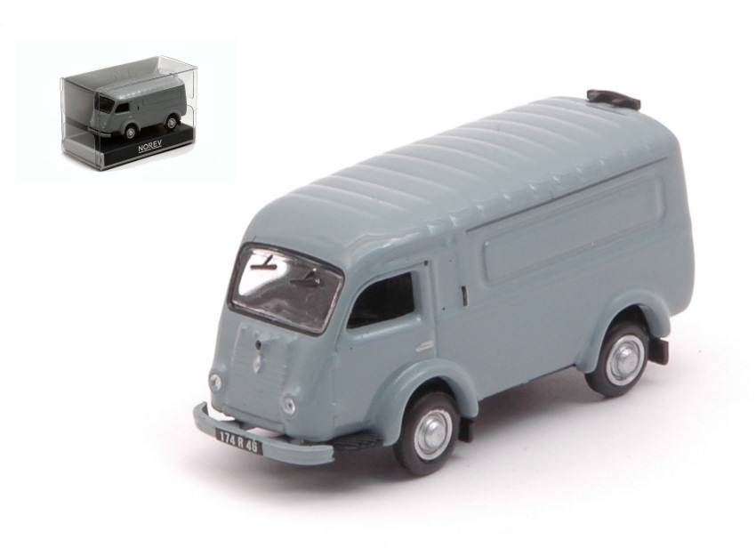 MODELLINO IN SCALA COMPATIBILE CON RENAULT 1000 Kg 1953 GREY 1:87 REPROD. NOREV NV518561