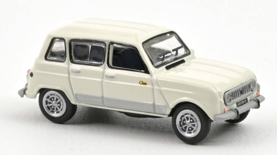 MODELLINO IN SCALA COMPATIBILE CON RENAULT 4 CLAN 1987 PANDA WHITE 1:87 NOREV NV510088