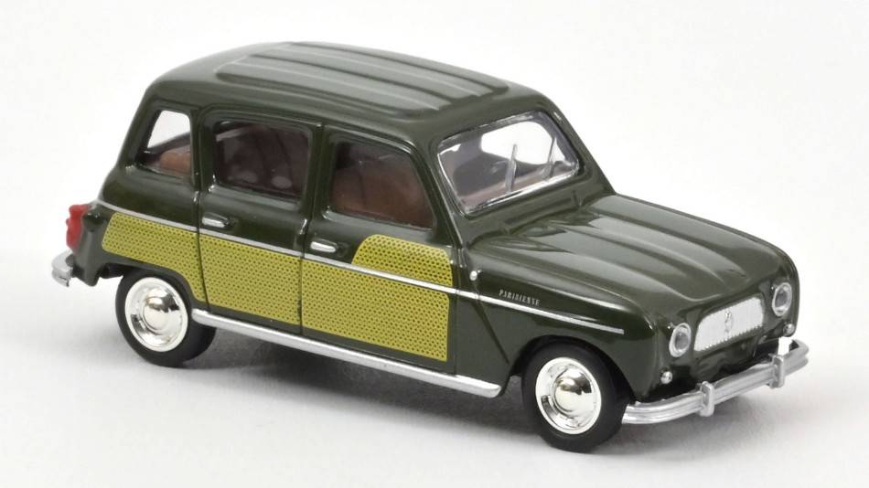 MODELLINO IN SCALA COMPATIBILE CON RENAULT 4 PARISIENNE 1967 GREEN 1:54 NOREV NV310939