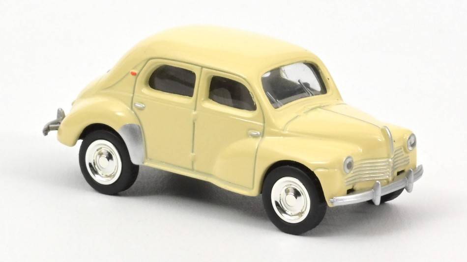 MODELLINO IN SCALA COMPATIBILE CON RENAULT 4CV 1946 CREAM 1:54 NOREV NV310933