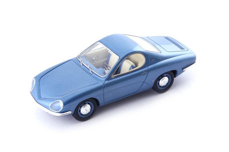 MODELLINO IN SCALA COMPATIBILE CON RENAULT 8 COUPE GHIA 1964 BLUE 1:43 AVENUE43 AVN60062