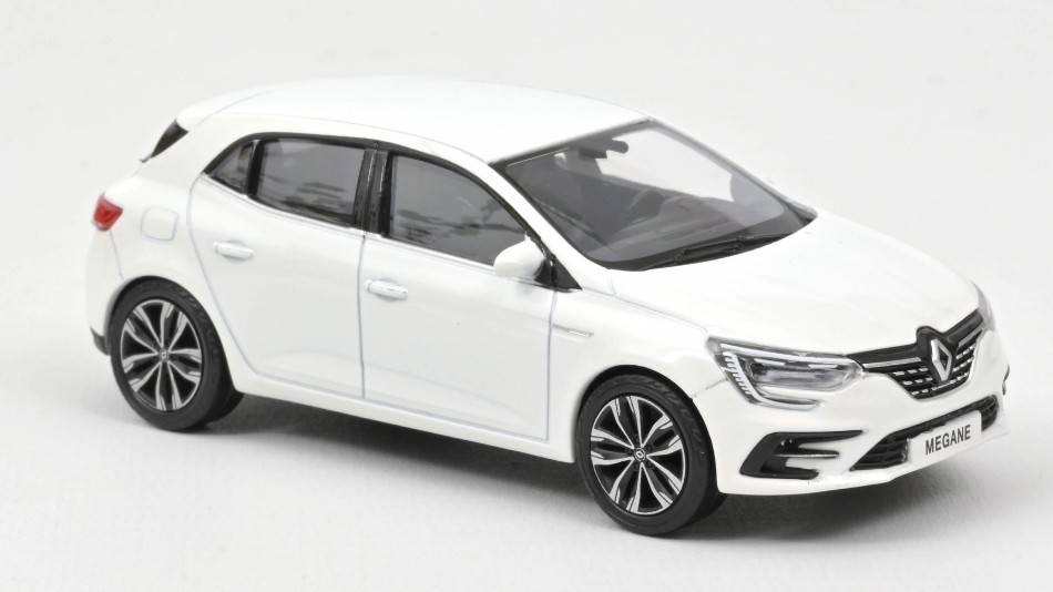 MODELLINO IN SCALA COMPATIBILE CON RENAULT MEGANE 2020 WHITE 1:43 NOREV NV517666