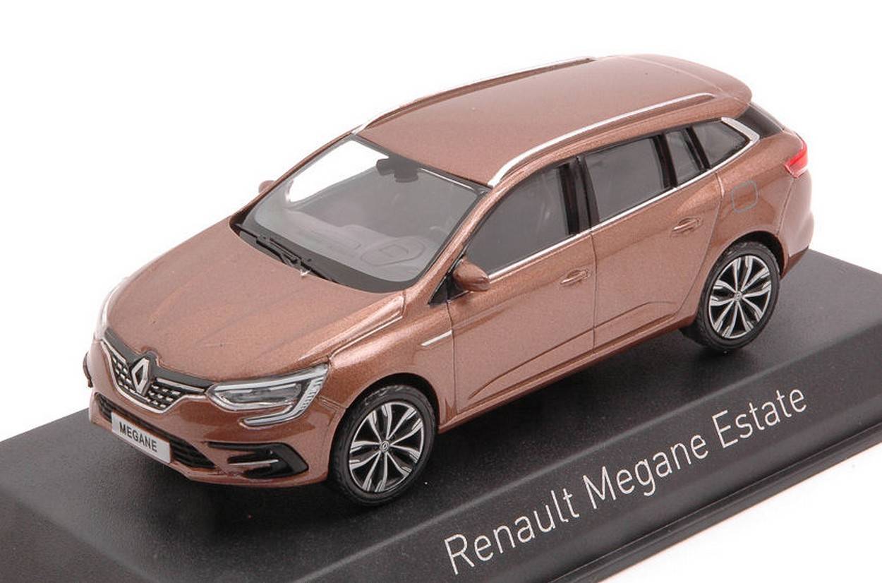 MODELLINO IN SCALA COMPATIBILE CON RENAULT MEGANE ESTATE 2020 SOLAR COPPER BROWN 1:43 NOREV NV517675