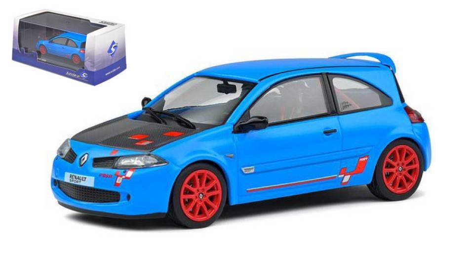 MODELLINO IN SCALA COMPATIBILE CON RENAULT MEGANE R26R 2009 BLUE 1:43 SOLIDO SL4310202