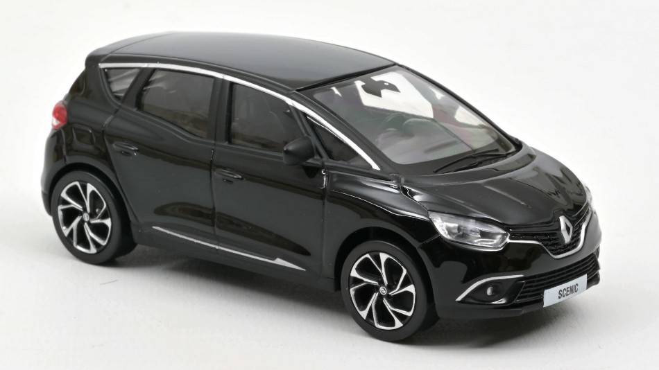 MODELLINO IN SCALA COMPATIBILE CON RENAULT SCENIC 2016 BLACK 1:43 NOREV NV517736