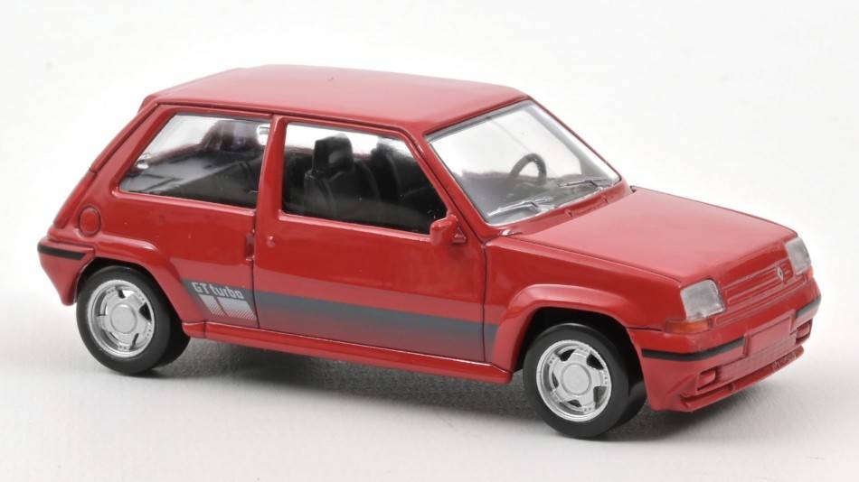 MODELLINO IN SCALA COMPATIBILE CON RENAULT SUPERCINQ GT TURBO PH II 1988 RED JET CAR 1:43 NOREV NV510539