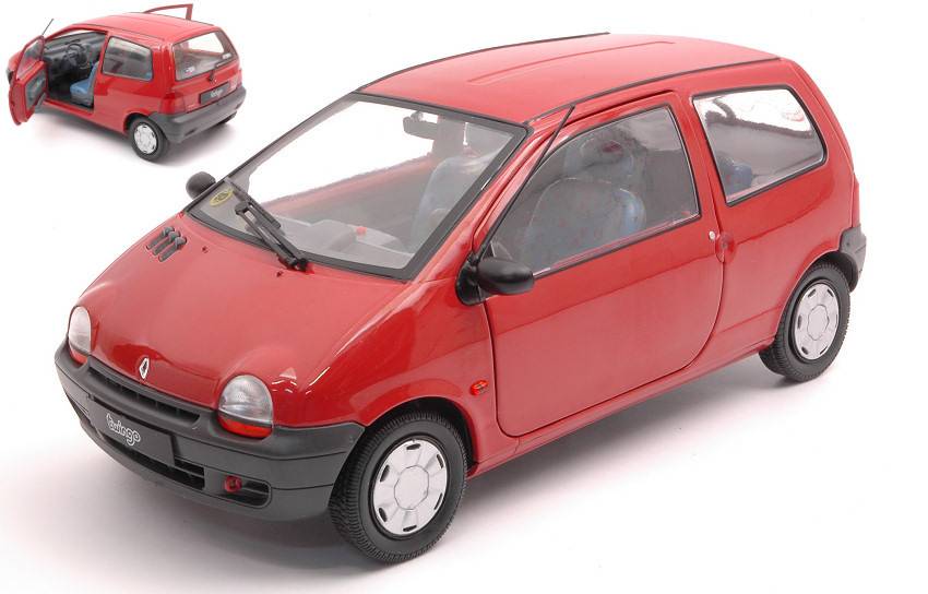 MODELLINO IN SCALA COMPATIBILE CON RENAULT TWINGO MK1 1993 RED 1:18 SOLIDO SL1804002