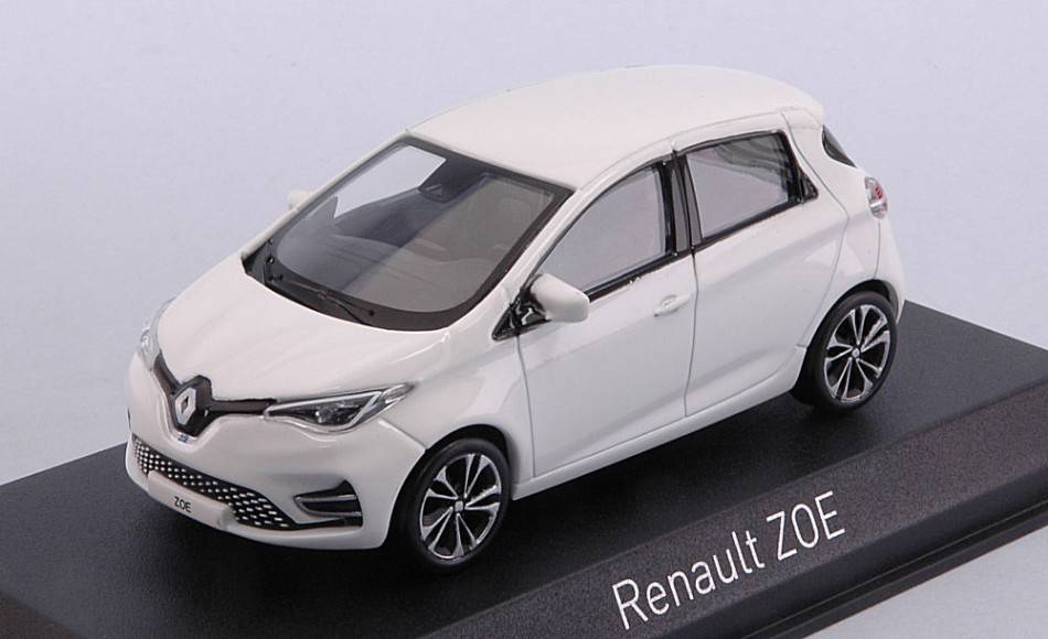 MODELLINO IN SCALA COMPATIBILE CON RENAULT ZOE' 2020 WHITE 1:43 NOREV NV517567