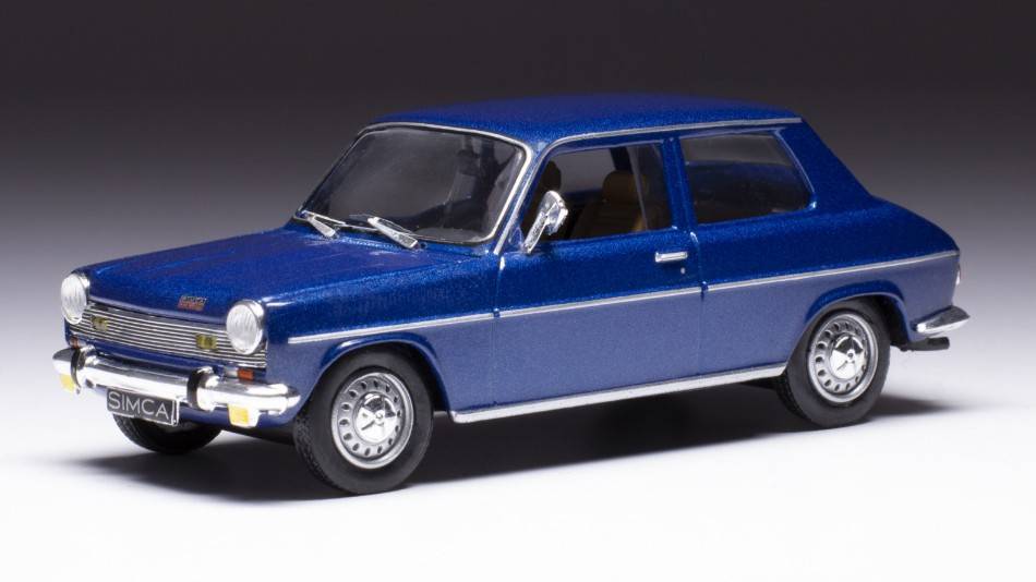 MODELLINO IN SCALA COMPATIBILE CON SIMCA 1100 SPECIAL 1970 MET.BLUE 1:43 IXO MODEL CLC495