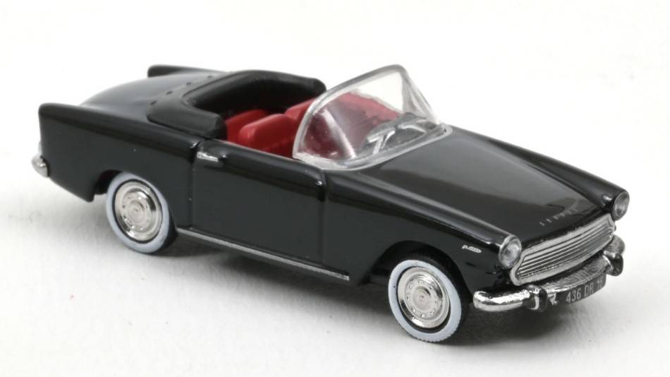 MODELLINO IN SCALA COMPATIBILE CON SIMCA ARONDE P60 OCEANE 1960 BLACK 1:87 NOREV NV576088